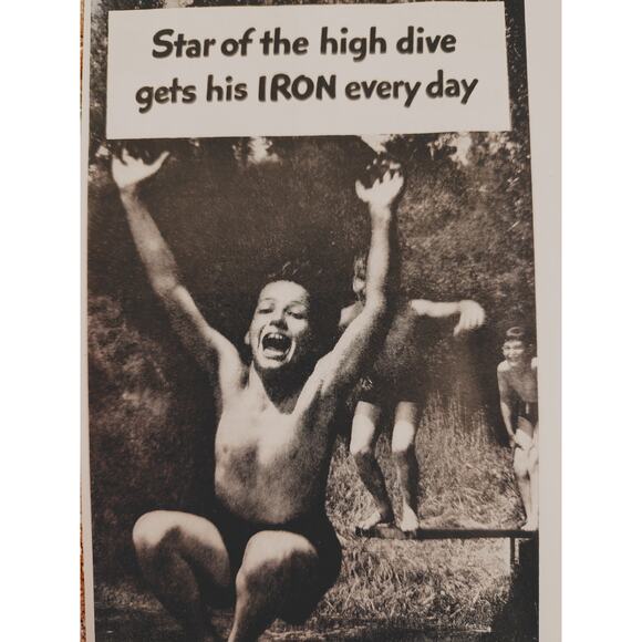 1944 Bosco Chocolate Milk‎ "Iron Every Day" Boy Jumping in Pond Vintage Print Ad - Picture 7 of 7